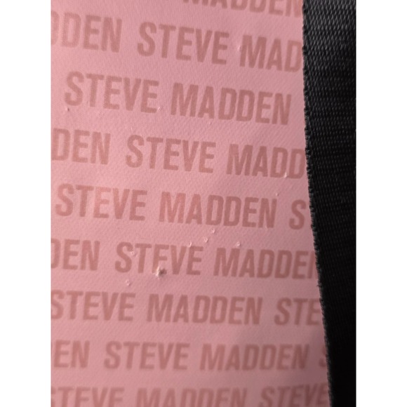 Steve Madden Women's Backpack Pink Black For School Nylon Bag - Picture 8 of 14